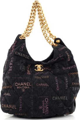 Chanel 2018 Large Button Up Hobo - Black Hobos, Handbags - CHA451248
