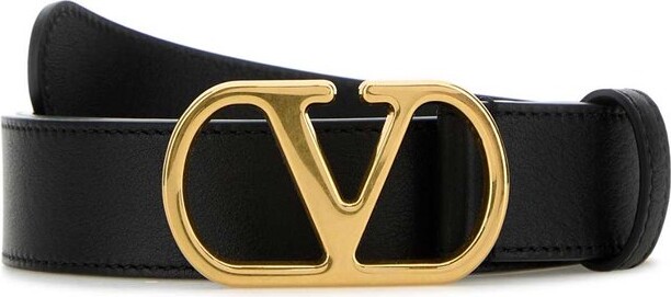 Valentino VLogo Signature Buckled Belt