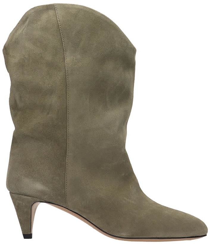 taupe ankle boots low heel
