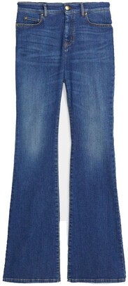 Weekend Max Mara Epoche Fit And Flare Denim Jeans - Navy-IT 46 (UK 14) -  ShopStyle
