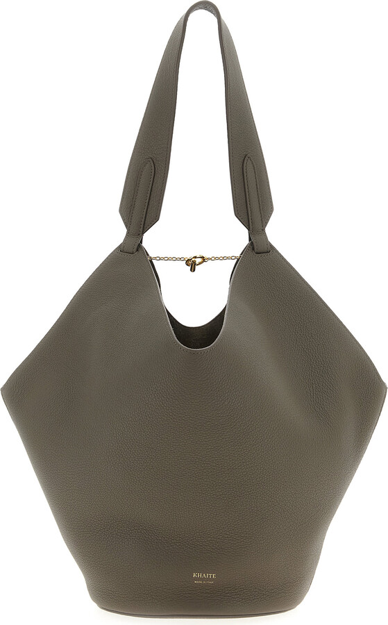 KHAITE 'lotus Small' Shopping Bag