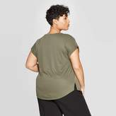 Thumbnail for your product : Ava & Viv Women's Plus Size Cuffed Short Sleeve Crewneck T-Shirt