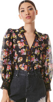Thumbnail for your product : Alice + Olivia Cosima Button Down Blouse
