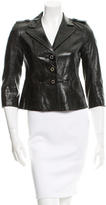 Thumbnail for your product : Tory Burch Fitted Leather Jacket