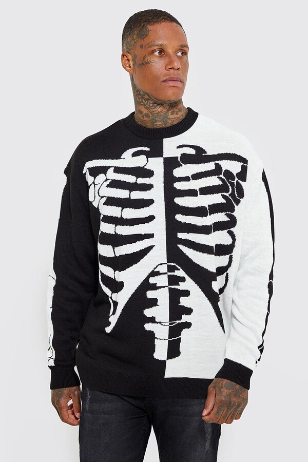 skeleton sweater womens