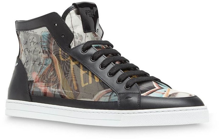 mens wide high tops