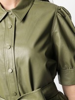 Thumbnail for your product : Twin-Set Faux Leather Shirtdress