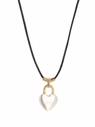 Ambush Heart Padlock Pendant Necklace
