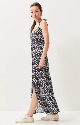 Milk It Leopard Print Buttoned Dress