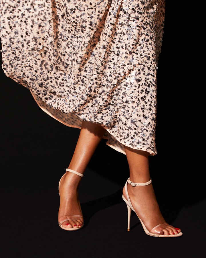 vince camuto clear strap heels