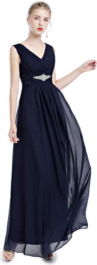 navy blue maxi dress uk