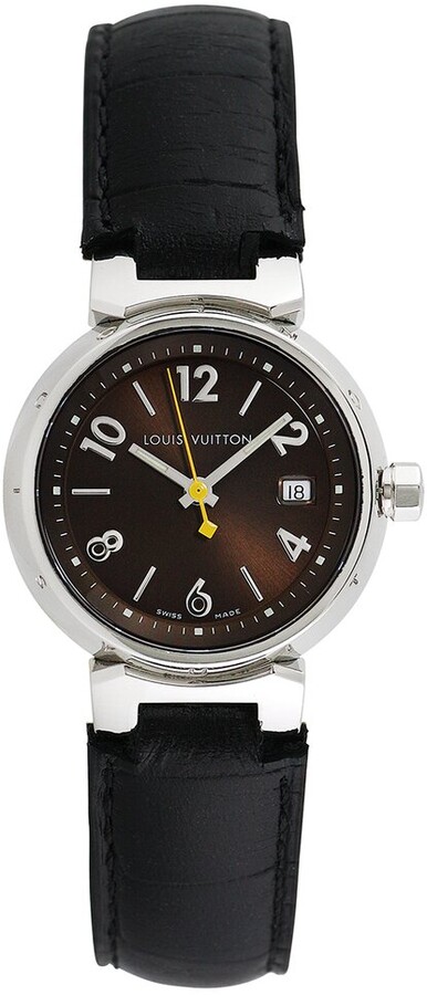 Louis Vuitton Tambour Watch, Circa 2000s in Black