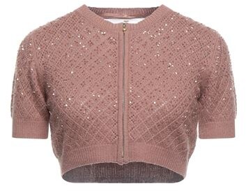 rose gold sequin sweater