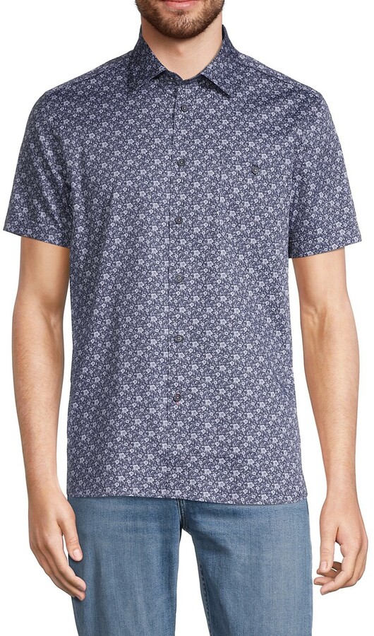 Floral Button Down Short Sleeve Shirt | Shop the world's largest 