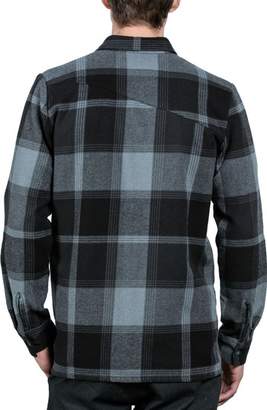 Volcom Heavy Daze Plaid Flannel Shirt Jacket