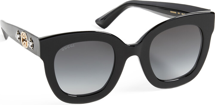 Gucci Urban Stars Rectangle Sunglasses - ShopStyle