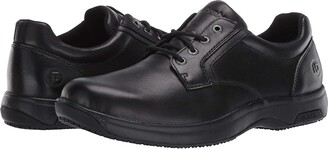 Dunham 8000 Service Plaintoe (Black) Men's Shoes