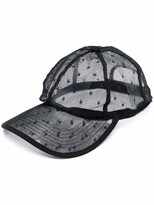 Thumbnail for your product : RED Valentino Point D'esprit mesh baseball cap