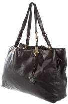 Thumbnail for your product : Lanvin Leather Ribbon-Accented Tote