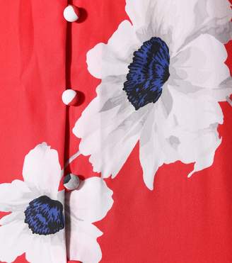Equipment Leema floral silk shirt