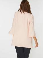 Thumbnail for your product : Blush Flute Sleeve Collarless Jacket