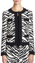 Thumbnail for your product : Moschino Cheap & Chic Moschino Cheap And Chic Zebra-Print Jacket