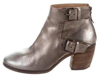 Marsèll Metallic Leather Ankle Boots