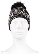 Thumbnail for your product : Jimmy Choo Leopard Logo Hat