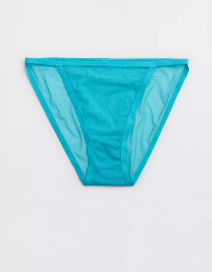 aerie SMOOTHEZ Mesh High Cut Bikini Underwear - ShopStyle Panties