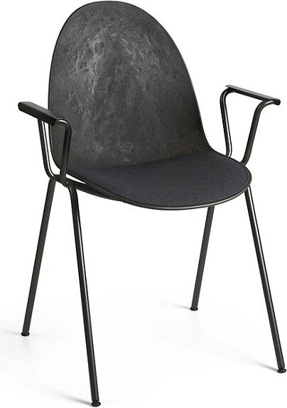 Mater Eternity Upholstered Seat Armchair Set of 2 in Brown
