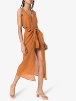 Thumbnail for your product : Anemos Tie Front Midi Dress