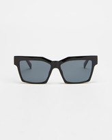 Thumbnail for your product : Le Specs Black Square - Azzurra - Size One Size at The Iconic