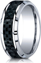 Thumbnail for your product : MODERN BRIDE Mens Cobalt with Carbon Fiber Inlay 8mm Wedding Band