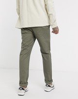 Thumbnail for your product : Farah Elm slim fit chino twill trousers in vintage green