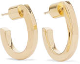 Thumbnail for your product : Jennifer Fisher Square Huggies Gold-plated Hoop Earrings