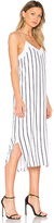Thumbnail for your product : Equipment Dian Striped Dress in White