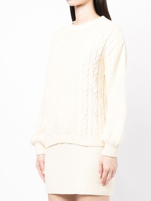 We Are Kindred Mirabelle cable-knit jumper