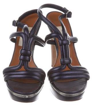 Lanvin Leather Slingback Sandals