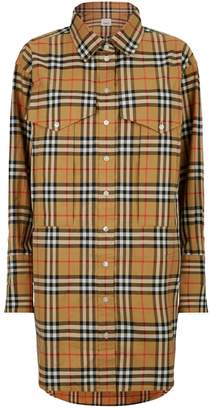 Burberry Vintage Check Shirt Dress