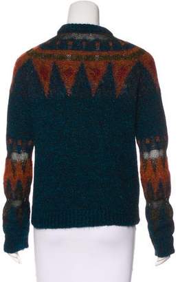 Philosophy di Alberta Ferretti Metallic Knit Sweater
