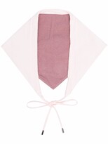 Thumbnail for your product : Barrie Two-Tone Tie-Fastening Foulard