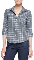 Thumbnail for your product : Frank & Eileen Barry Windowpane Check Flannel Shirt, Gray