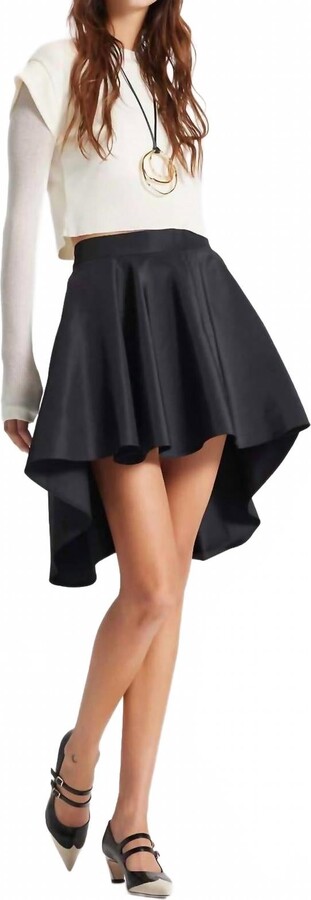 THEO THE LABEL Women's Nomia Sheer Sleeve Crew Neck Sweater In Ivory