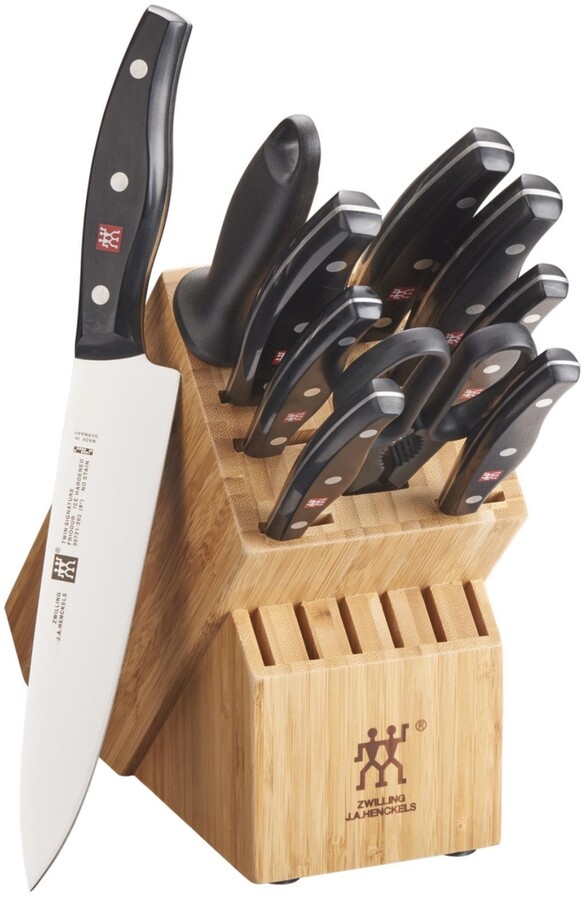 Chicago Cutlery Halsted (7-PC) Steak Knives & Wooden Block Set, Ergonomic  Handles and Sharp Stainless Steel Professional Chef Cutlery Set