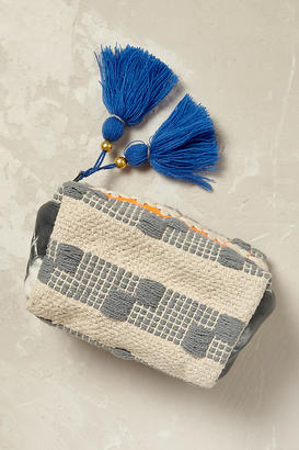 Anthropologie Byron Woven Cosmetic Pouch