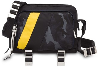 prada technical fabric shoulder bag