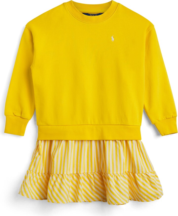 Ralph Lauren Kids Cotton Stripe Polo Pony Dress