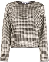 joa houndstooth sweater