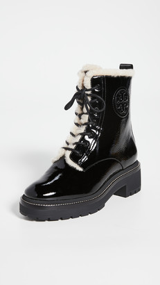 tory burch cooper shearling boot