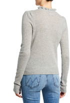 Thumbnail for your product : Frame Josefine Ruffle-Neck Sweater